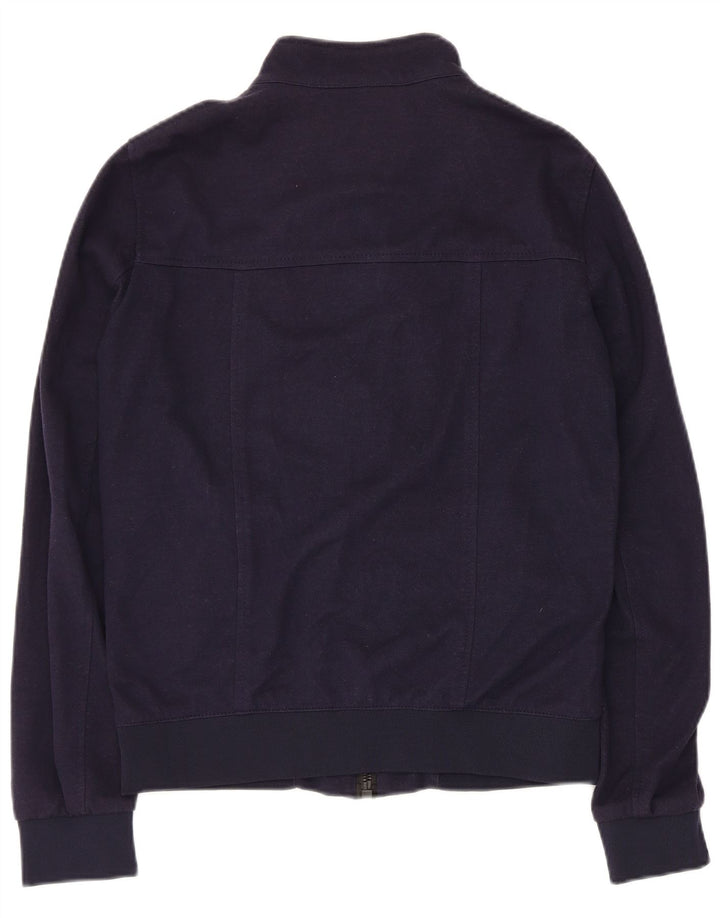 ZARA Chaqueta Bomber Hombre UK 38 Mediana Azul Marino Poliéster