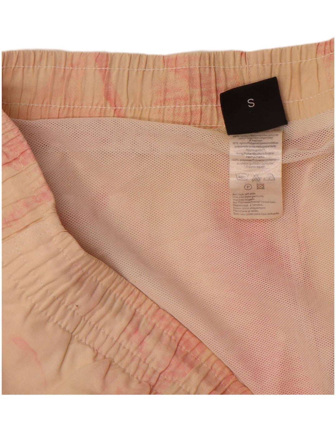 Bañador Hugo Boss Hombre | Bañador pequeño de algodón teñido anudado blanco