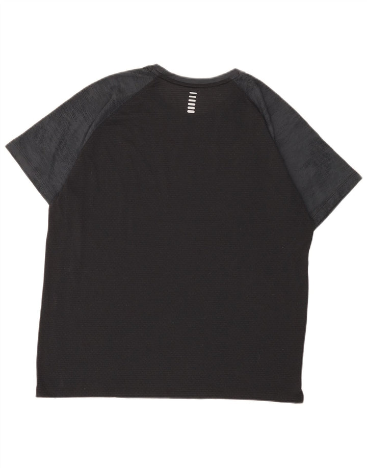 Under Armour Camiseta ajustada para hombre, talla grande, color negro