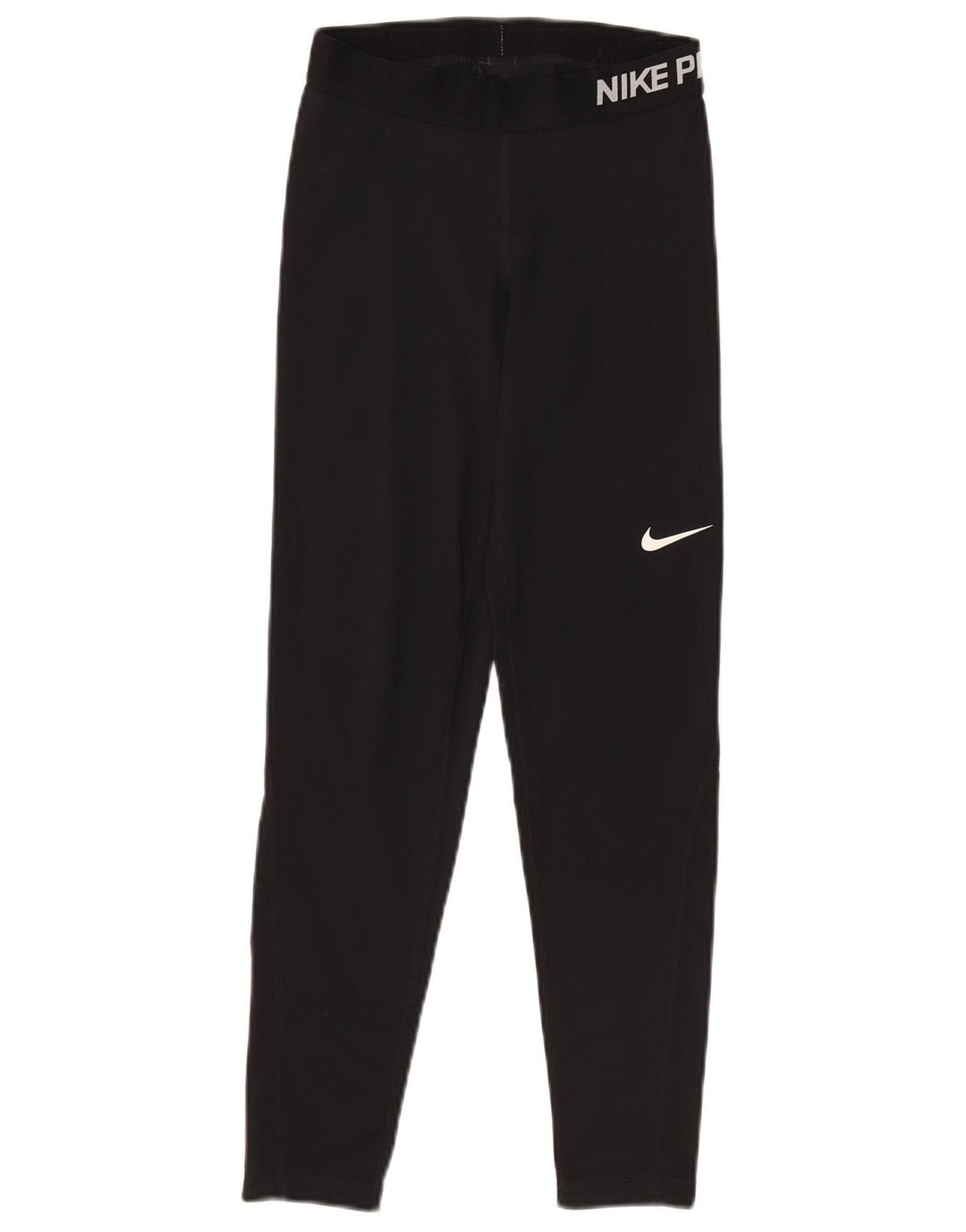 Nike Leggings gráficos Dri Fit para mujer UK 12 Mediano Negro Poliéster