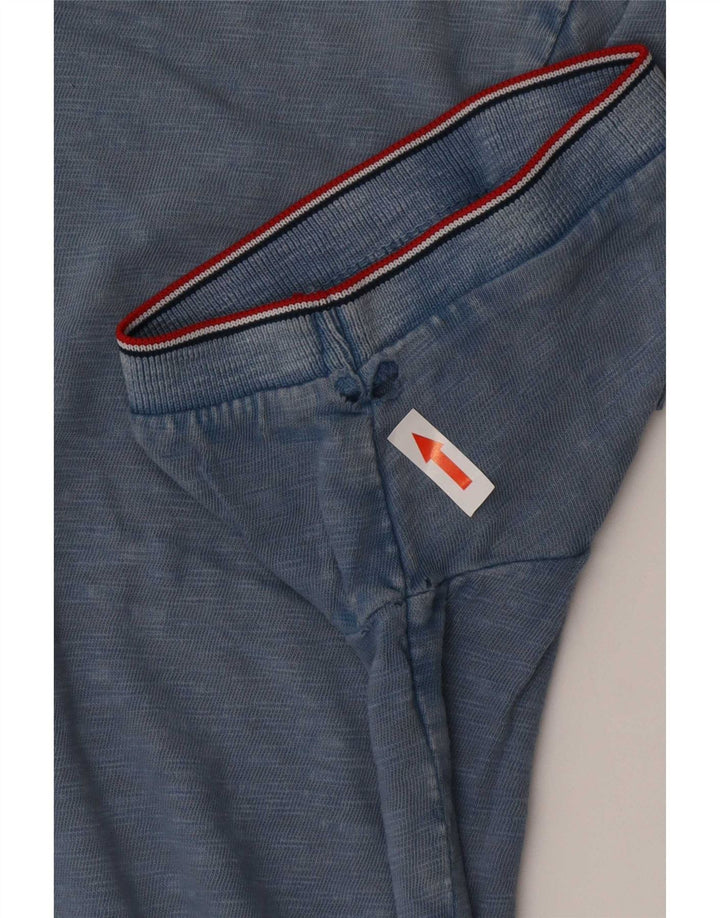 Tommy Hilfiger - Camiseta para hombre, talla grande, algodón azul
