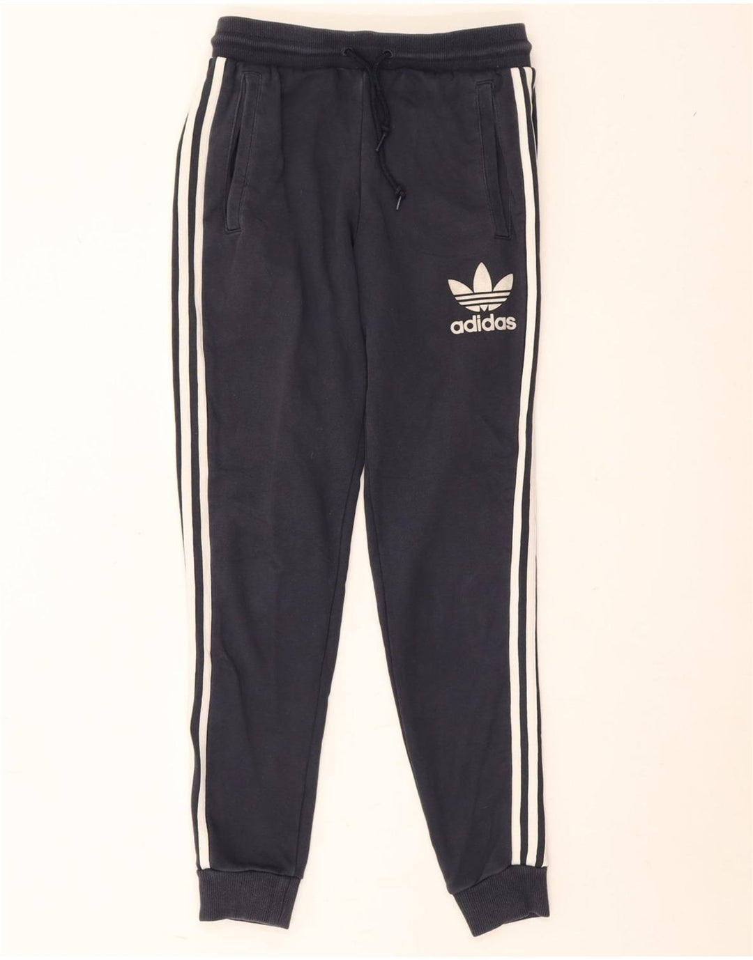 Adidas Hombre Pantalones De Chándal Joggers Small Azul Marino