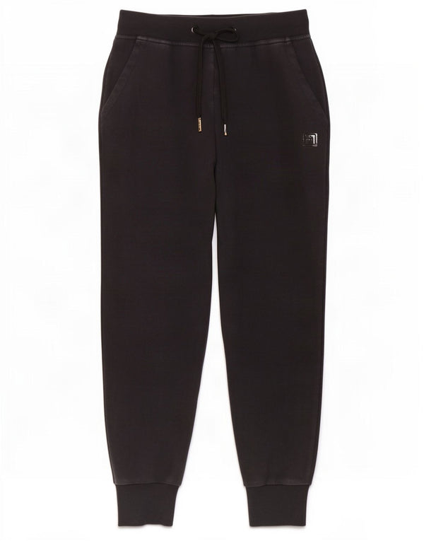 Fila Pantalones de chándal para mujer Joggers UK 10 Small Black Cotton