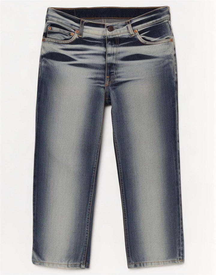 Levi's Hombre 661 Capri Jeans W32 L22 Azul marino Colorblock