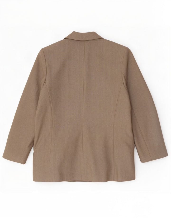 Debenhams Chaqueta Blazer para Mujer UK 40 Grande Caqui Espiga