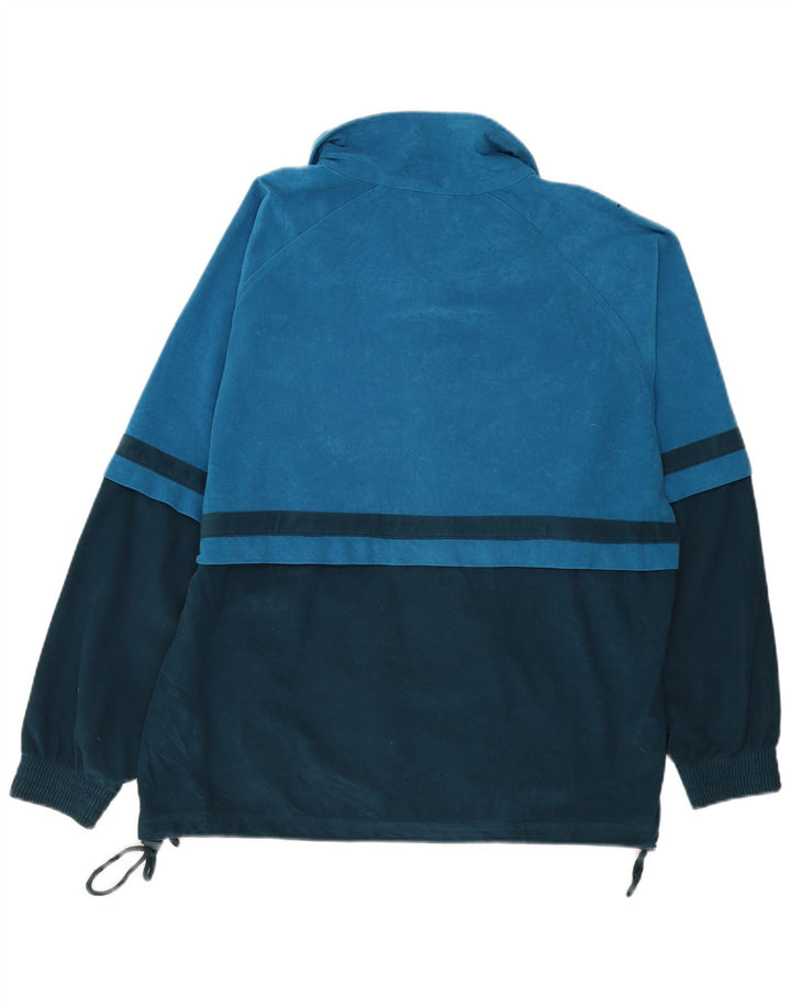 Lotto Hombre Chaqueta De Chándal De Terciopelo Grande Azul Colorblock