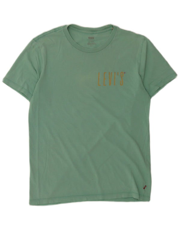Levi's Hombre Camiseta Gráfica Top Pequeño Verde