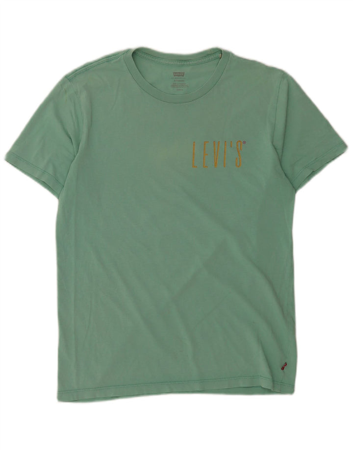Levi's Hombre Camiseta Gráfica Top Pequeño Verde