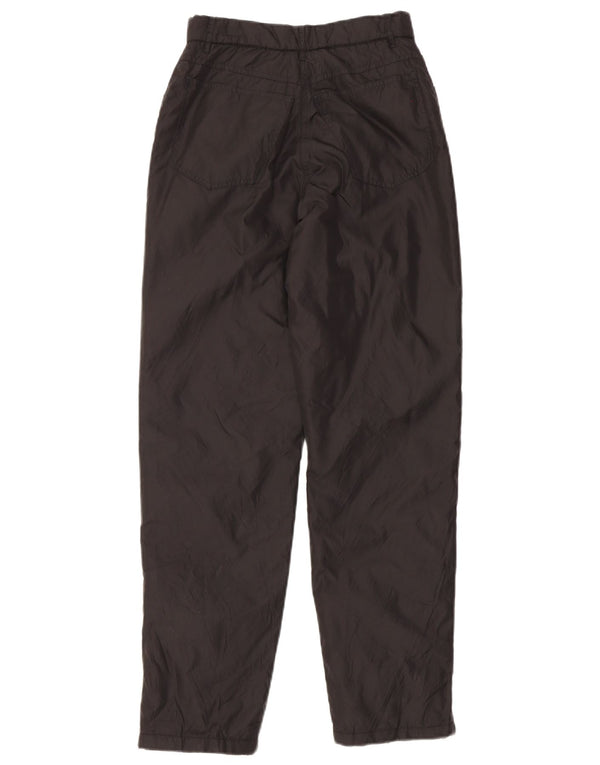 Ellesse Pantalones cortavientos cónicos para mujer UK 10 Small W26 L30 Black