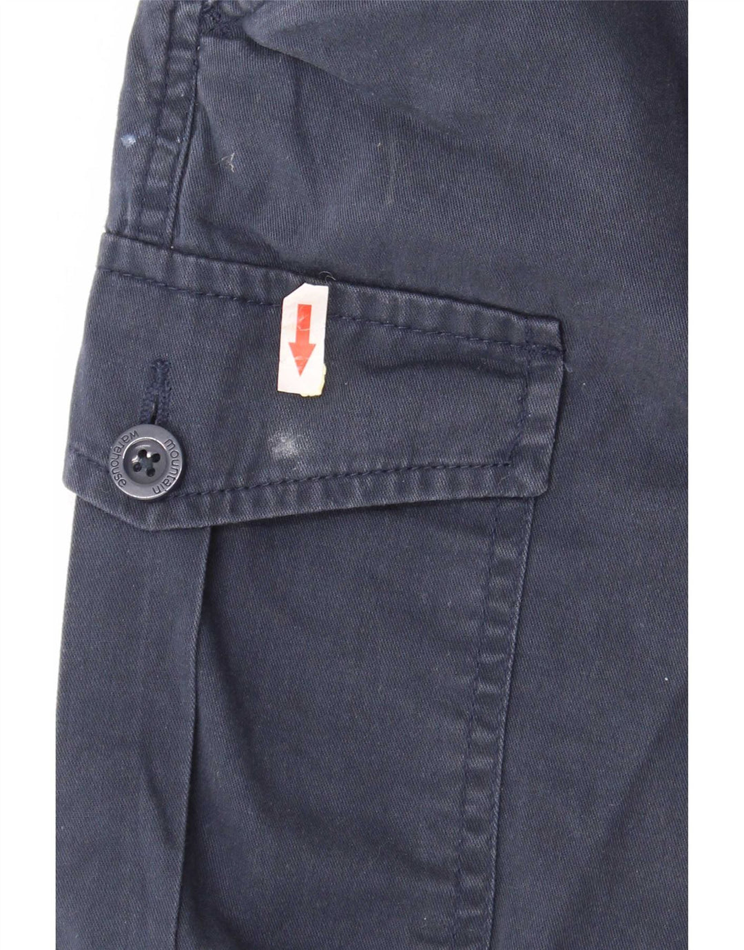 Pantalones cortos tipo cargo regulares para hombre de Mountain Warehouse W36 Algodón azul marino grande