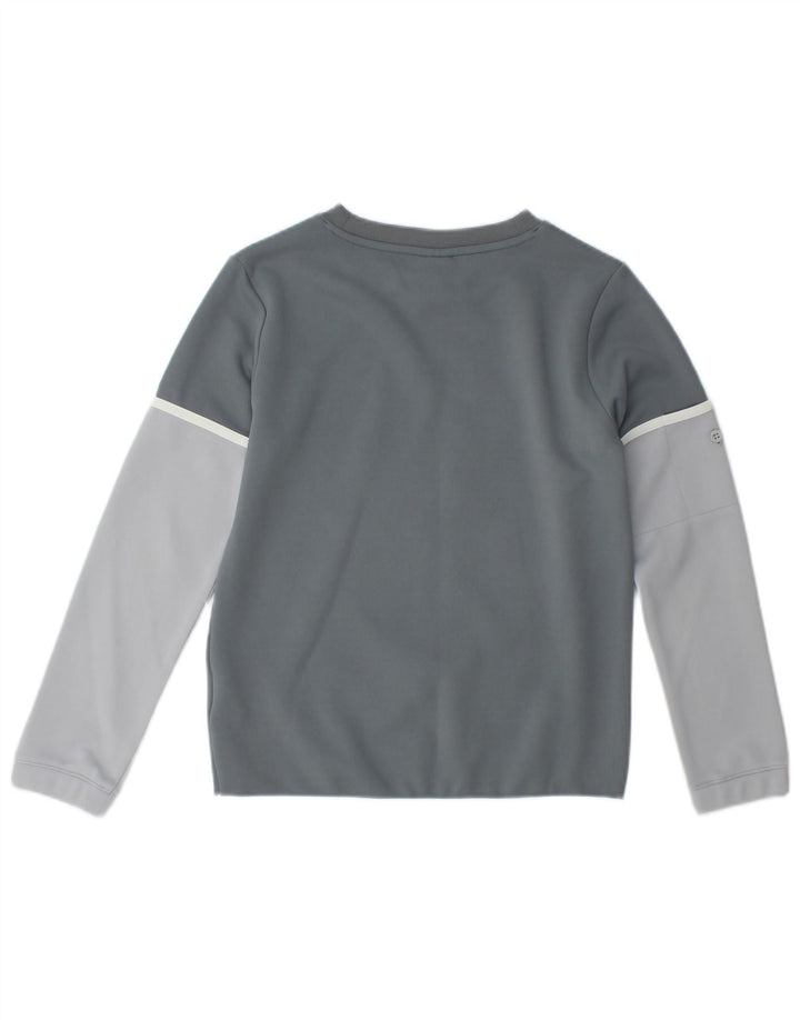Nike Camiseta gráfica de manga larga para niños 10-11 años Gris medio Colorblock
