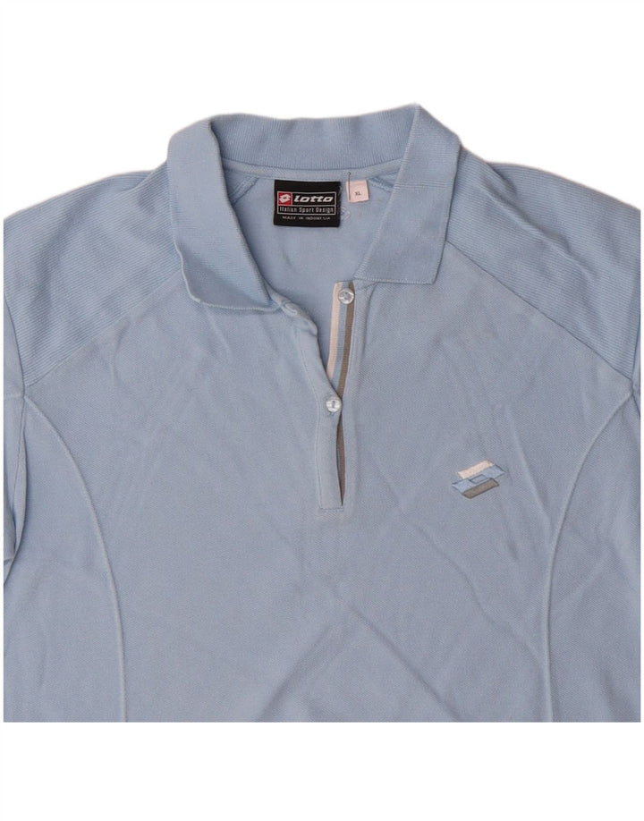 LOTTO Polo Mujer ES 40 XL Algodón Azul