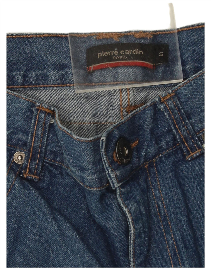 Pierre Cardin Pantalones Cortos De Mezclilla Para Hombre Pequeños W28 Algodón Azul