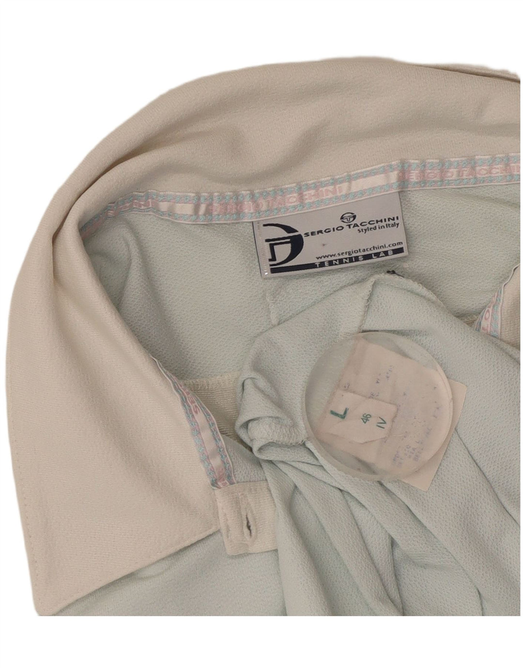 SERGIO TACCHINI Polo para mujer UK 44 Large Poliamida azul