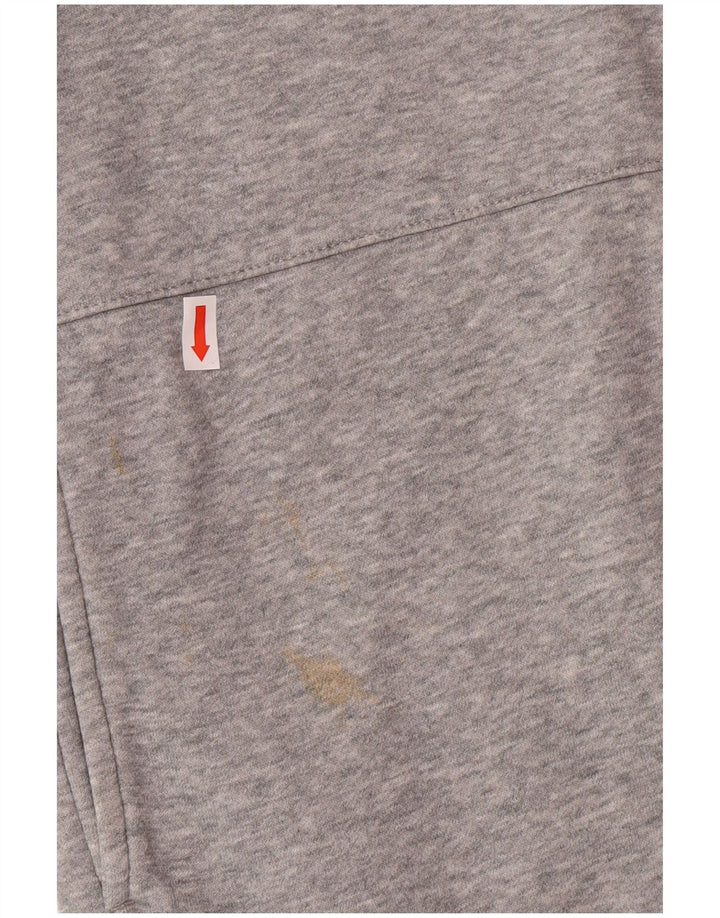 Nike - Chaqueta de chándal para hombre, talla grande, algodón gris