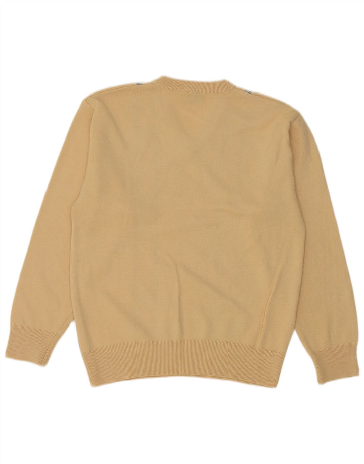 Gabicci Jersey Con Cuello En V De Lana A Rayas Amarillo Medio Para Hombre