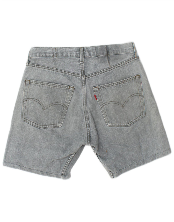 LEVI'S Mens Denim Shorts W28 Small Grey