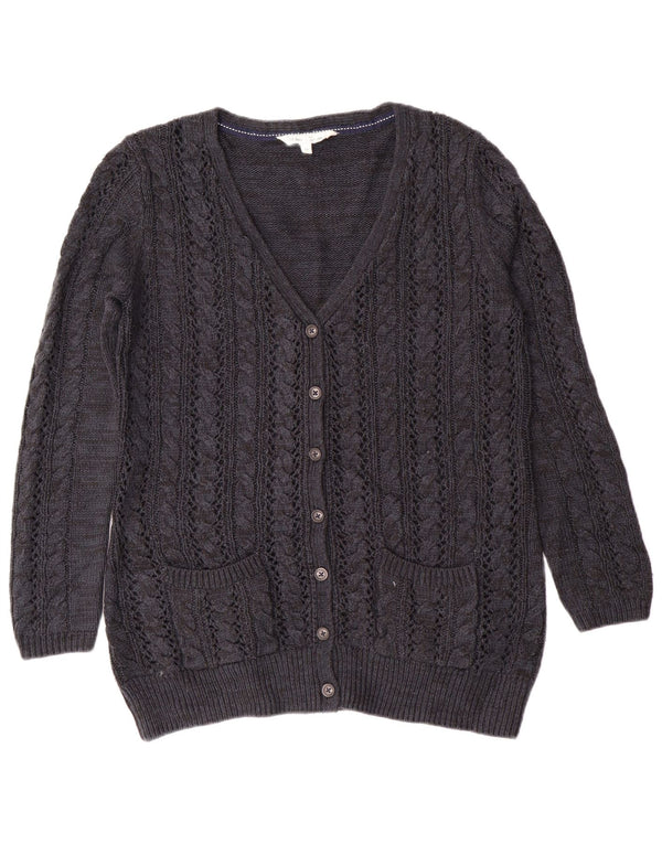 Cárdigan para mujer Fat Face UK 44 Large Azul marino Cashmere Classic