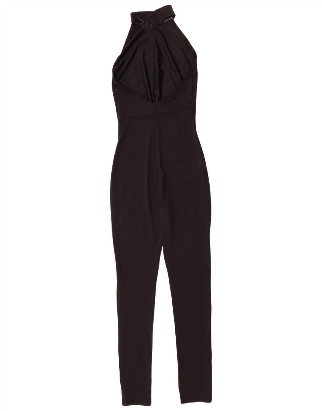 Zara Mujer Halter Mono UK 42 Mediano Poliamida Negro