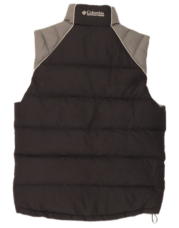 Columbia Chaleco acolchado para hombre ES 36 Small Negro Colorblock Poliéster Deportes