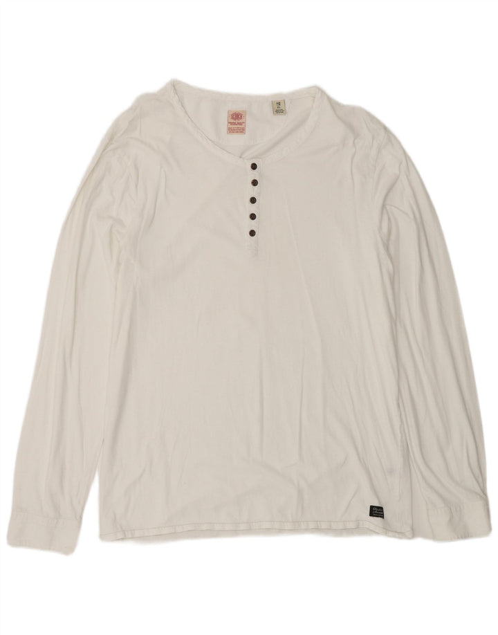 Scotch & Soda - Camiseta de manga larga para mujer, talla 40, XL, color blanco