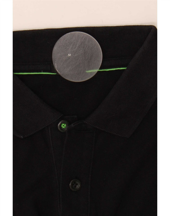 Hugo Boss Hombre | Polo de ajuste regular Negro mediano