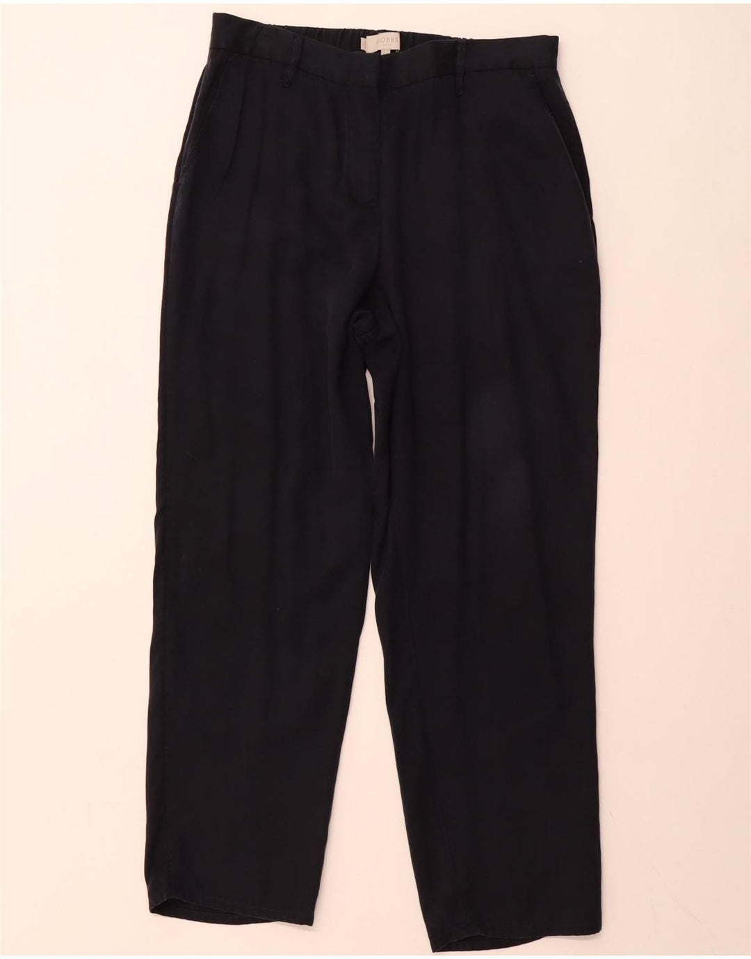 HOBBS Pantalones chinos rectos para mujer UK 12 Medium W30 L28 Azul marino