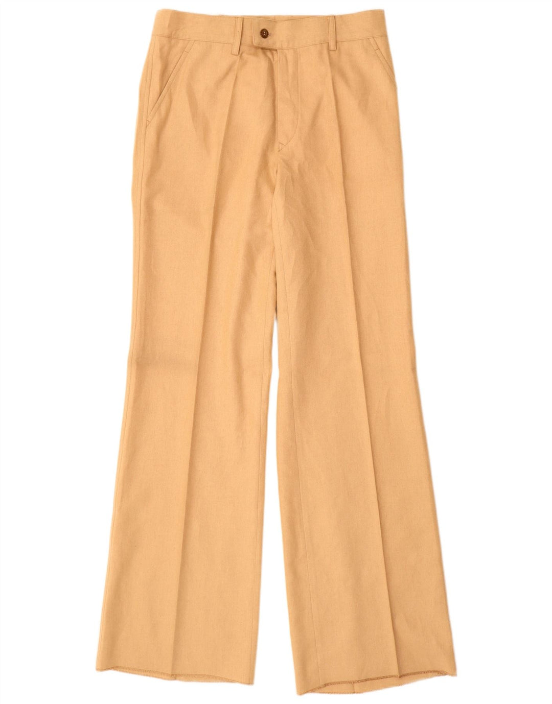 VINTAGE Conjunto de 2 piezas para mujer Reino Unido 12 Medio W28 L34 Beige