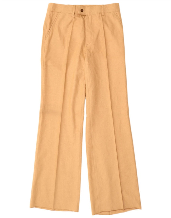 VINTAGE Conjunto de 2 piezas para mujer Reino Unido 12 Medio W28 L34 Beige