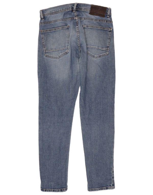 Zara Jeans ajustados para hombre EU 42 Large W32 L30 Azul