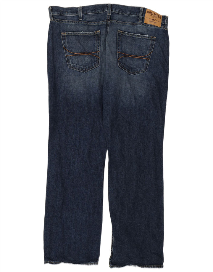 Vaqueros Hollister Hombre Bootcut W38 L30 Algodón Azul Marino