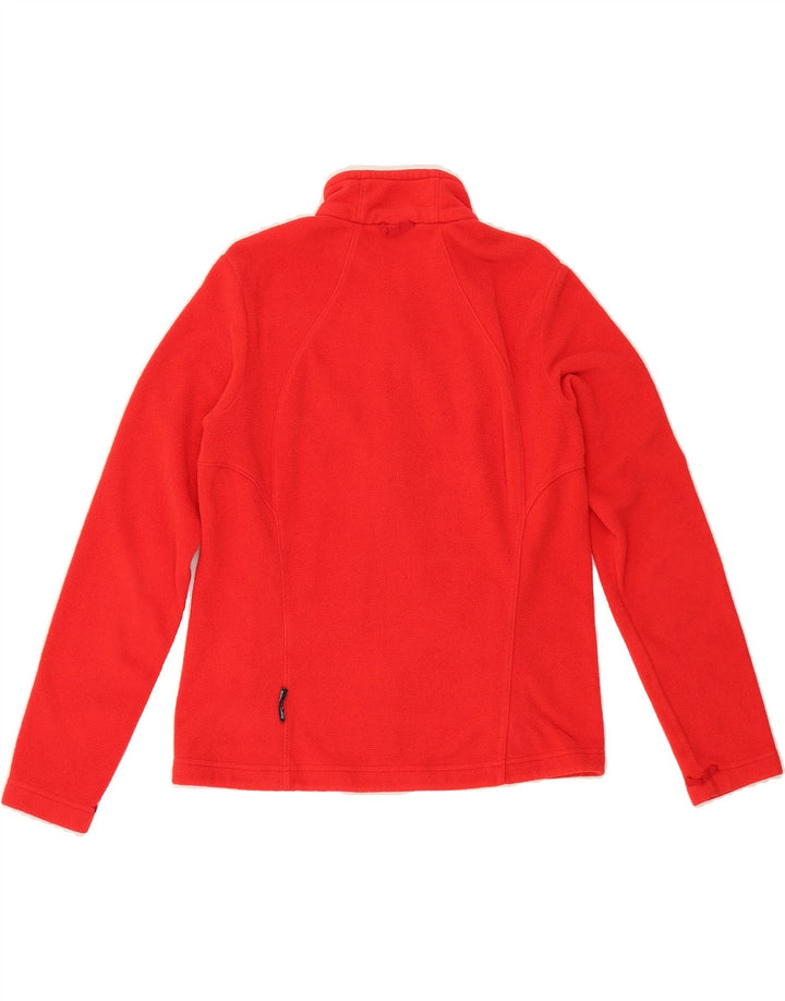 JACK WOLFSKIN Womens Fleece Jacket UK 12 Medium Red Vintage Jack Wolfskin and Second-Hand Jack Wolfskin from Messina Hembry 