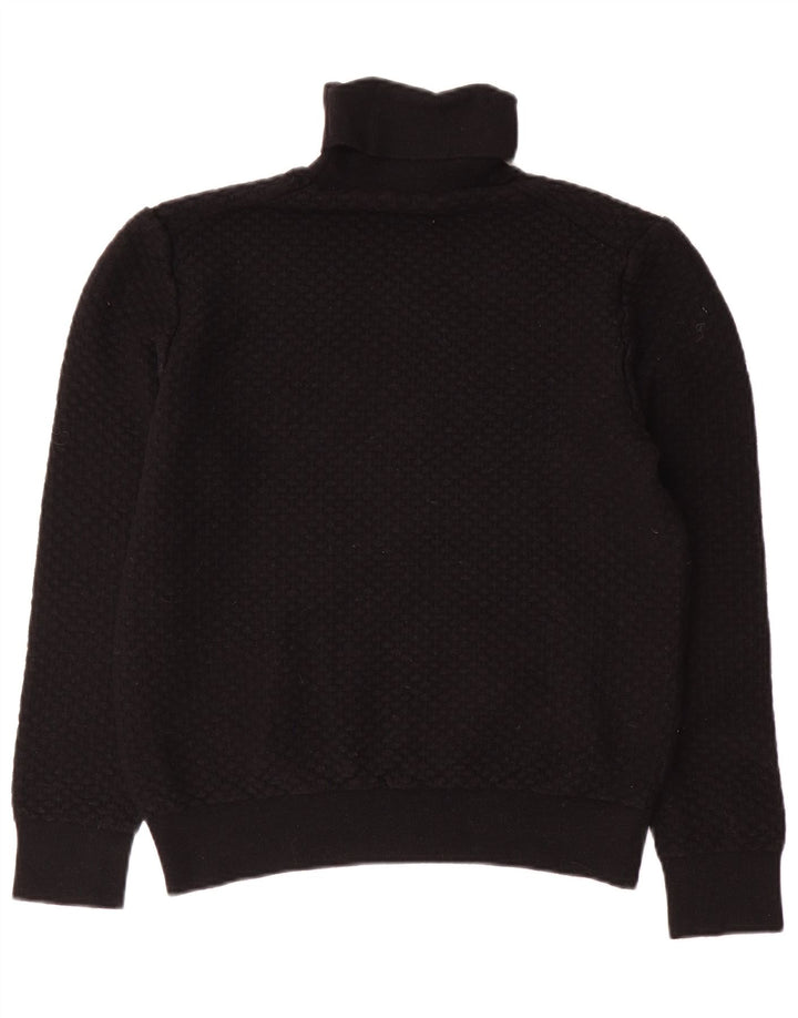 TRUSSARDI Jersey con cuello vuelto para mujer UK 20 2XL Negro