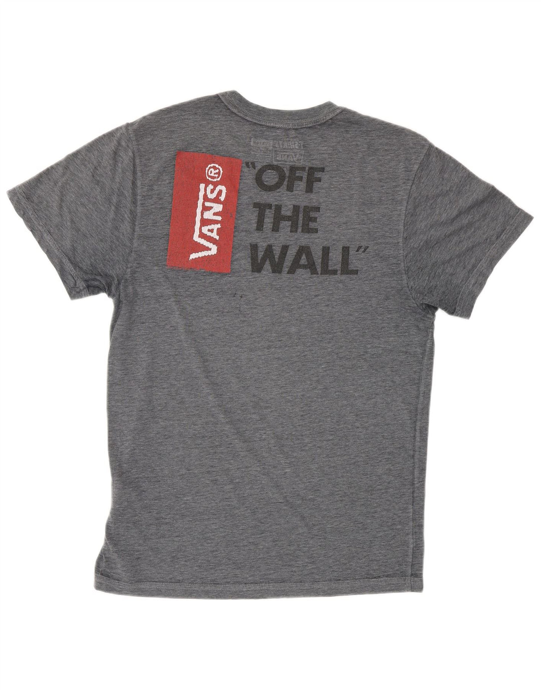 VANS Camiseta gráfica de ajuste personalizado para hombre Top pequeño de algodón moteado gris