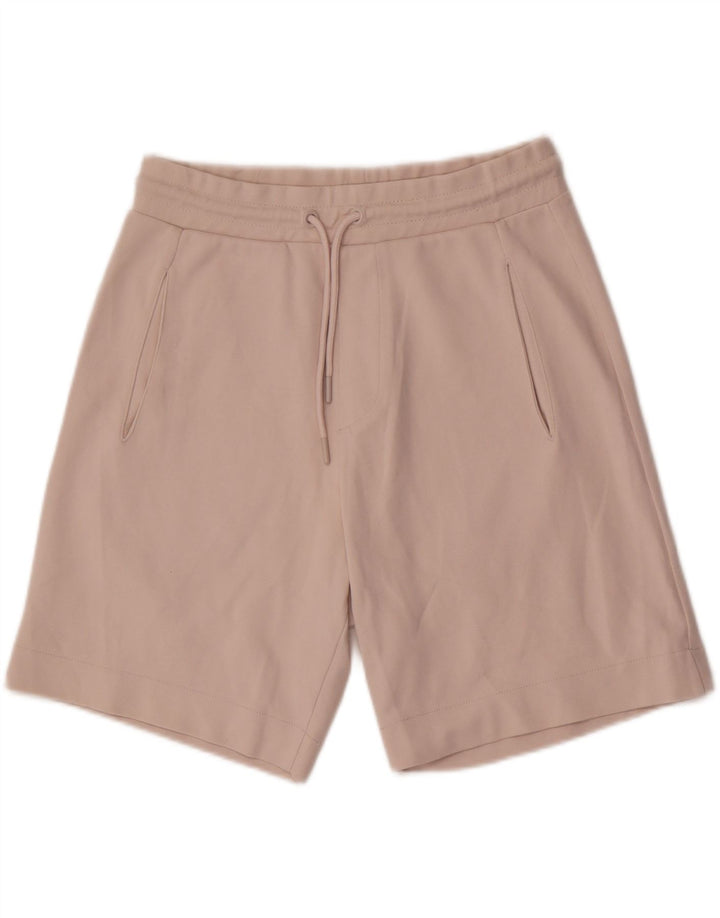 Zara Hombre Shorts Sport Algodón Rosa Medio