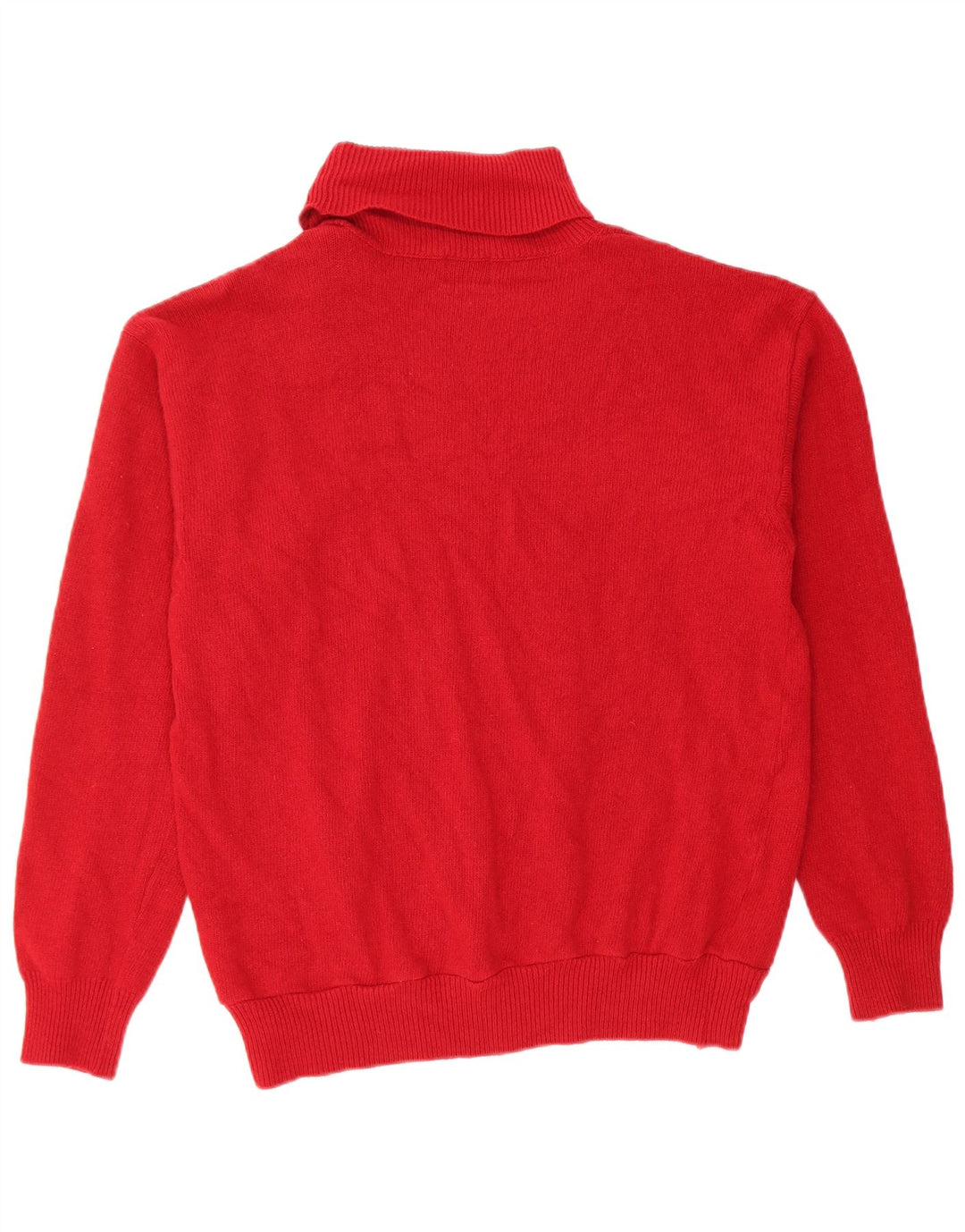 Trussardi Jersey con cuello vuelto para mujer, talla 44, talla M, color rojo