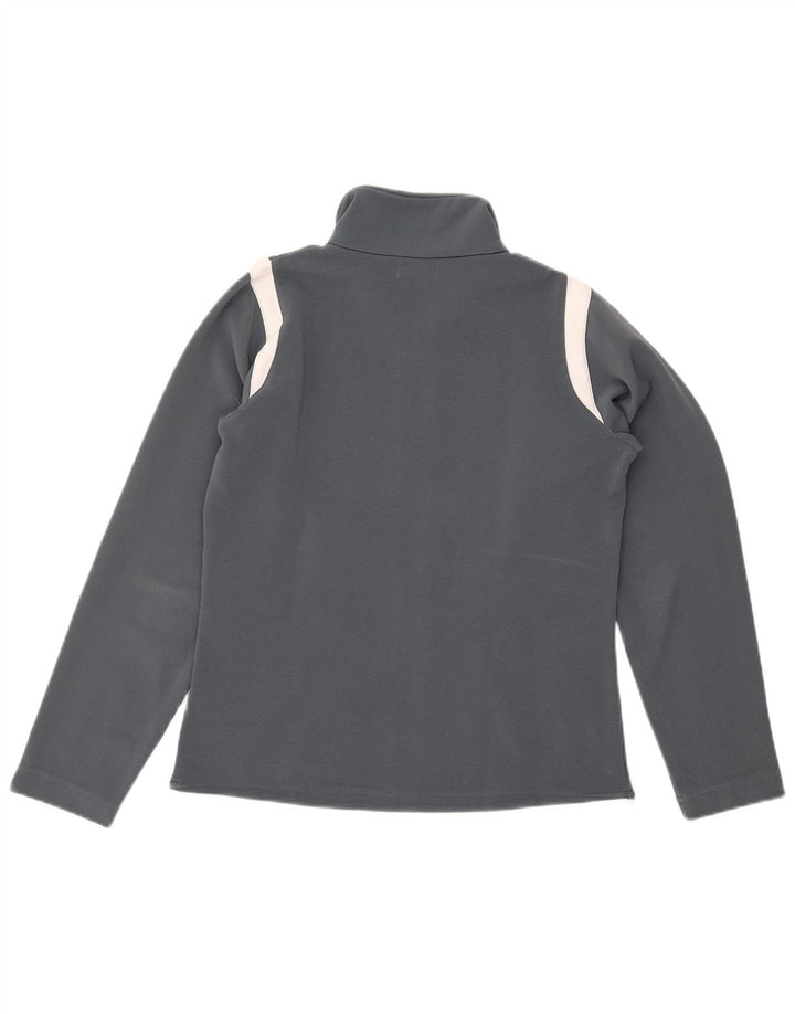 KAPPA Chaqueta de chándal para mujer UK 40 Poliéster color block gris medio