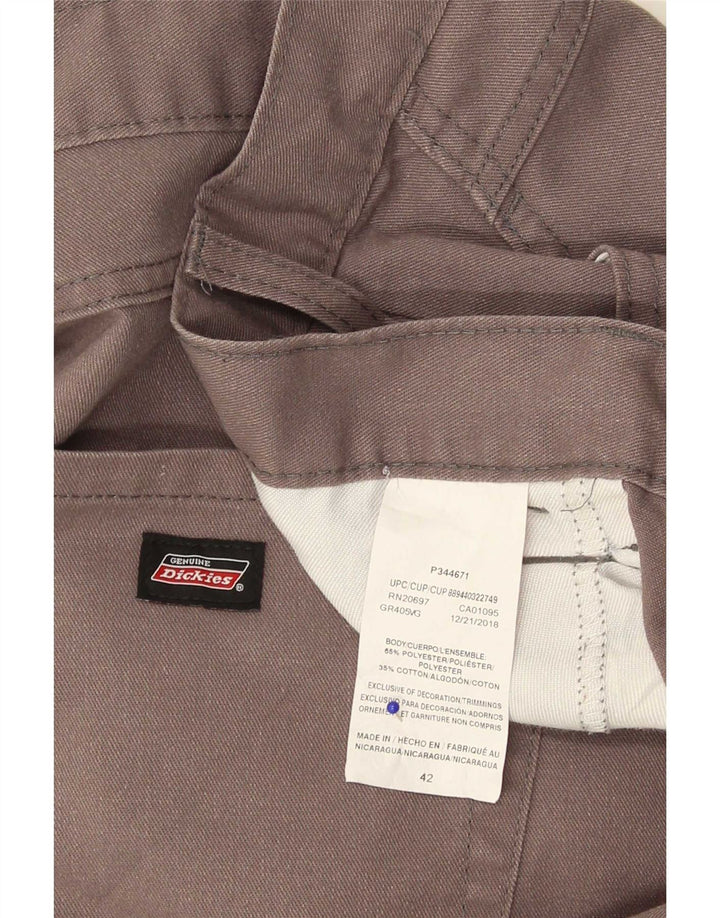 Dickies Pantalones cortos casuales para hombre W42 2XL Gris Colorblock Poliéster