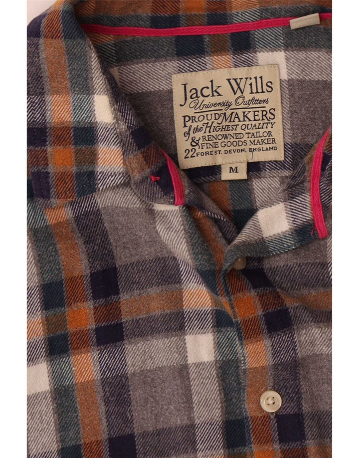 Jack Wills Camisa De Franela De Algodón A Cuadros Multicolor Mediana Hombre