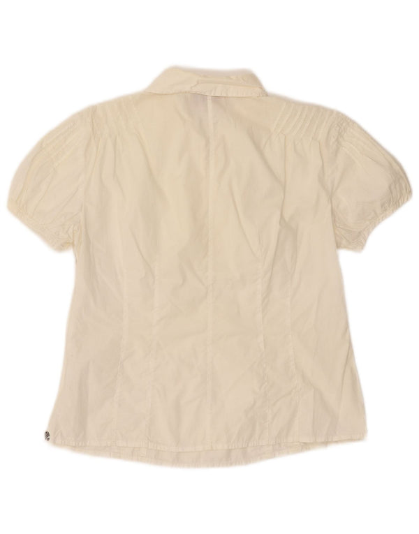 Marlboro Classics Blusa para Mujer Top EU 44 XL Algodón Blanco