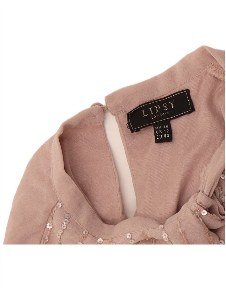 Vestido largo Lipsy para mujer, talla 46, talla grande, color rosa