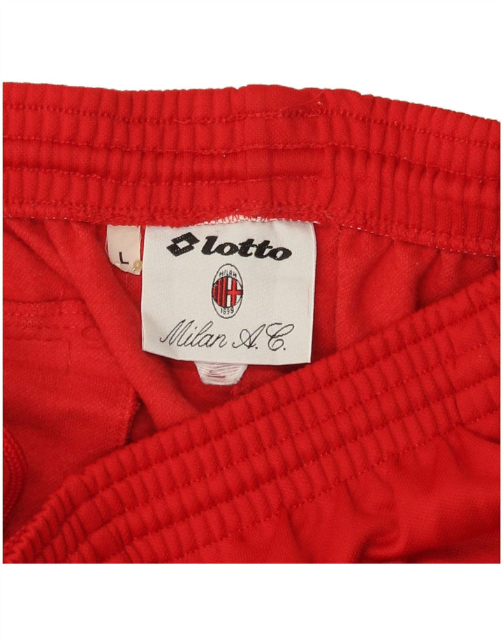 LOTTO Pantalones de chándal gráficos para mujer Joggers UK 46 Large Poliéster rojo
