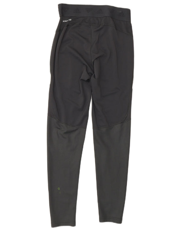 Adidas Leggings Aeroready para mujer UK 8/10 Small Black Colourblock Sports