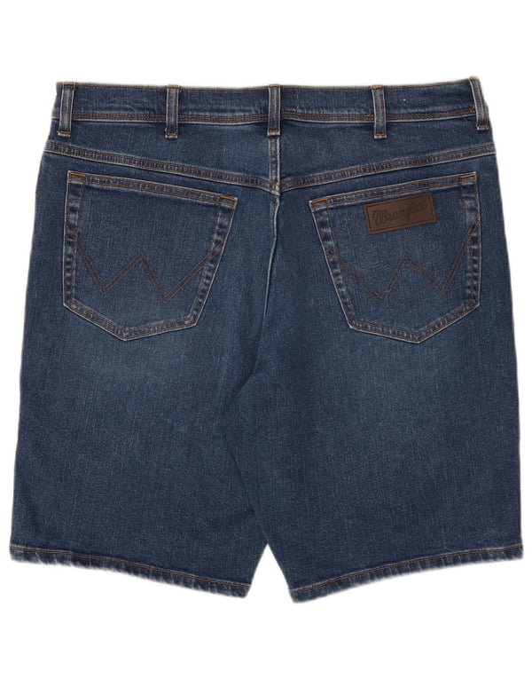 Wrangler Pantalones cortos de mezclilla para hombre W36 Large Azul marino Algodón
