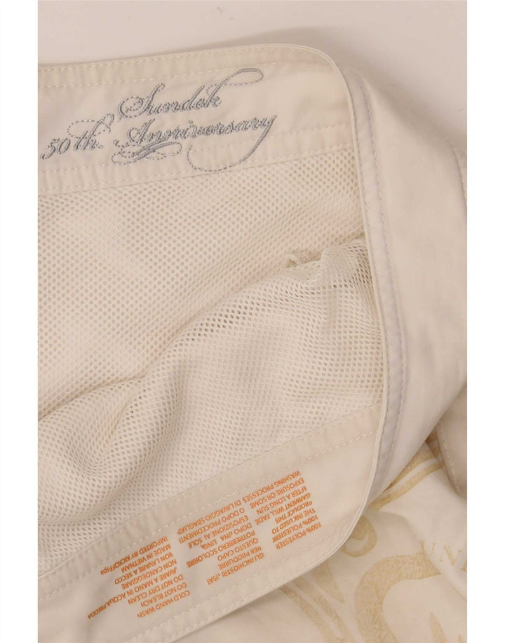 Sundek Bañador con estampado gráfico para hombre Poliéster floral blanco grande