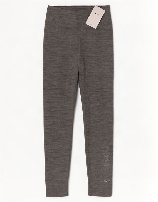 Nike - Leggings gráficos Dri Fit para mujer, talla 4, XS, poliéster moteado gris