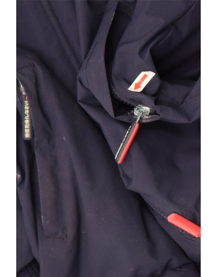 Superdry Chaqueta Cortavientos Gráfica para Mujer UK 40 Small Azul Marino