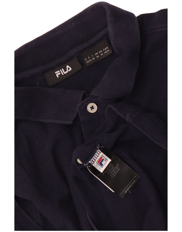Fila Polo Hombre Algodón Azul Marino Mediano