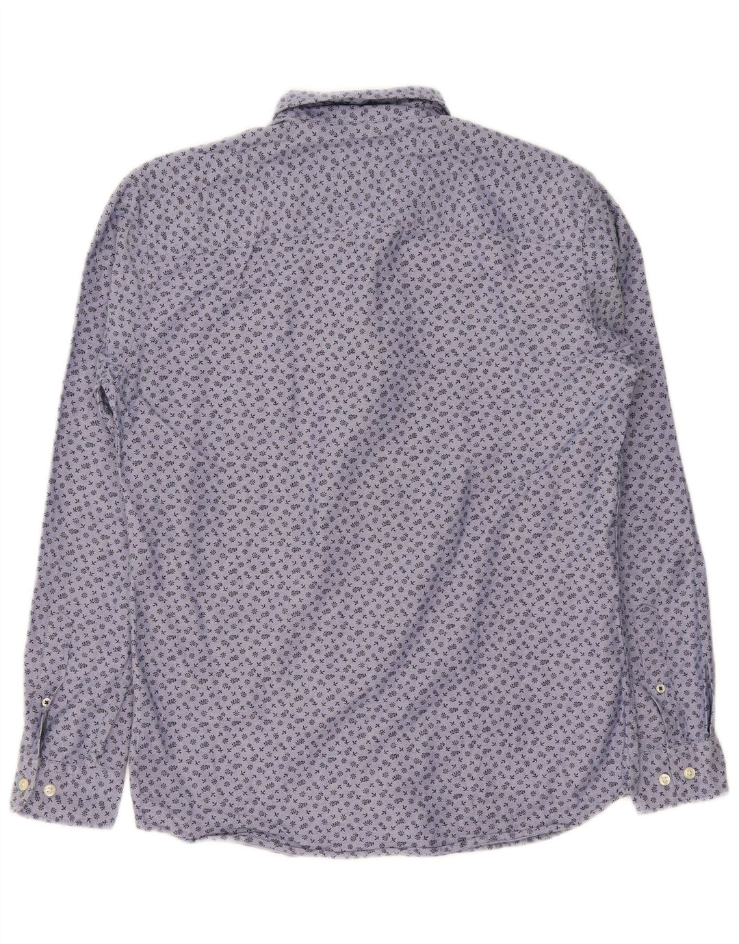Camisa Jack & Jones Hombre Algodón Floral Azul Medio