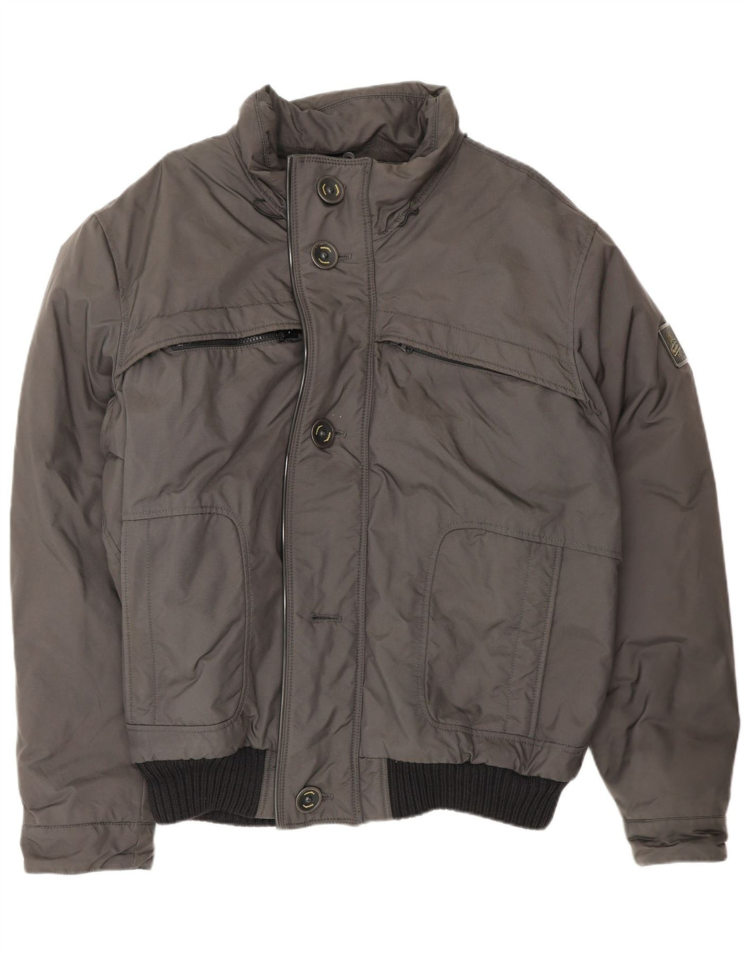 Refrigiwear Chaqueta Bomber para Hombre UK 44 2XL Nylon Color Block Gris